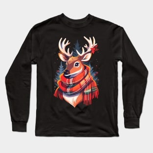 Cottagecore Deer Ugly Christmas Men Kids Women Christmas Long Sleeve T-Shirt